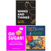Wings And Things Lip-smacking Chicken Recipes [Hardcover], Oh Sugar!, Tasty & Healthy F*ck That's Delicious 3 Books Collection Set - The Book Bundle