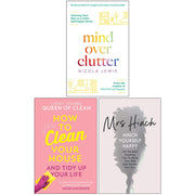 Mind Over Clutter, How To Clean Your House , Hinch Yourself Happy 3 Books Collection Set - The Book Bundle