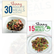 The Skinny Minute Meals 2 Books Recipes Collection pack (The Skinny 30 Minute Meals,The Skinny 15 Minute Meals ) - The Book Bundle