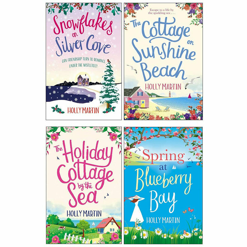 Holly Martin Collection 4 Books Set (Snowflakes on Silver Cove, Spring at Blueberry Bay) - The Book Bundle