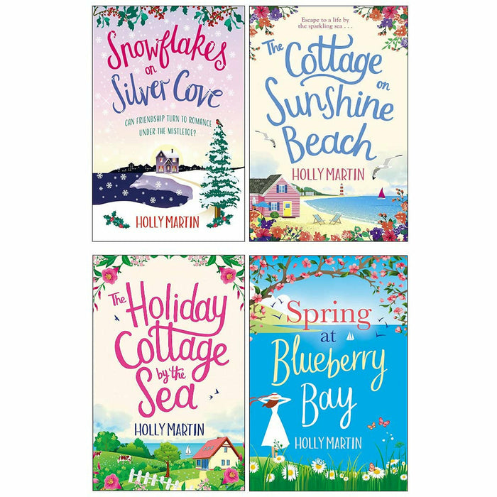 Holly Martin Collection 4 Books Set (Snowflakes on Silver Cove, Spring at Blueberry Bay) - The Book Bundle