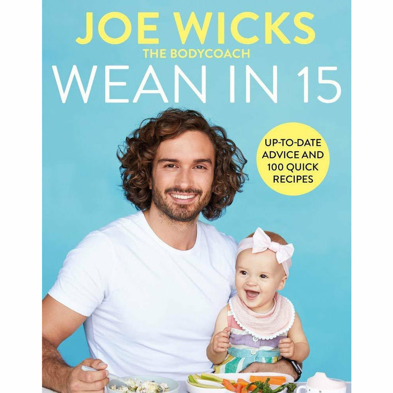 DK/Bluebird Weaning book set by Annabel Karmel & Joe Wicks, featuring guides on feeding, timing, and methods for baby weaning.