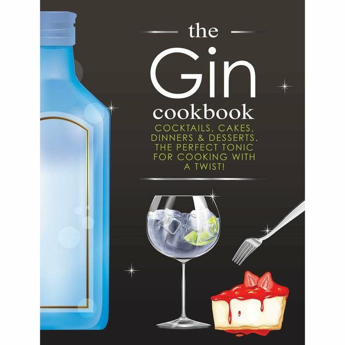 Gin Recipe Collection 4 Books Set (Gin Cookbook, Gin The Manual, Gin Tonica) - The Book Bundle