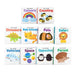 Take Along 10 Board Books Carry Pack Early Learning (Counting, Vehicles, Forest, Space, Safari, Pets, Colours, Baby Animals, Opposites, Dinosaurs) - The Book Bundle