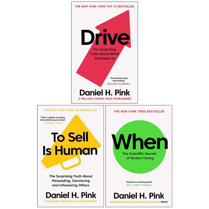 Daniel H. Pink The Surprising Truth 3 Books Collection Set - The Book Bundle