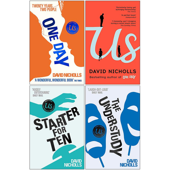 David Nicholls Collection 4 Books Set (One Day, Us, Starter For Ten, The Understudy) - The Book Bundle