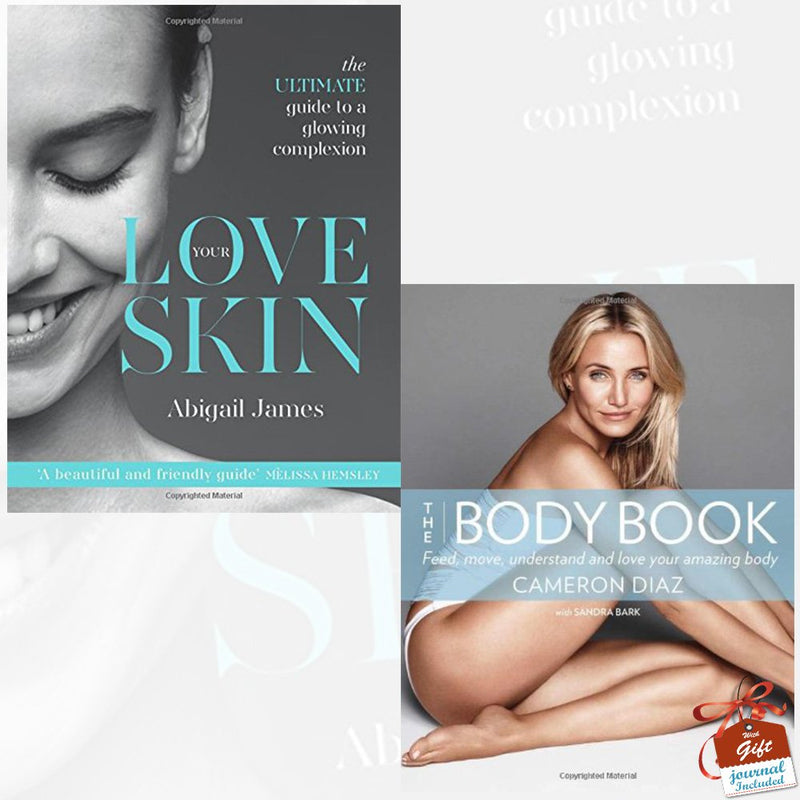 The Love Your Skin and The Body Book collection set by Kyle Books, featuring two non-fiction books on skincare and health.