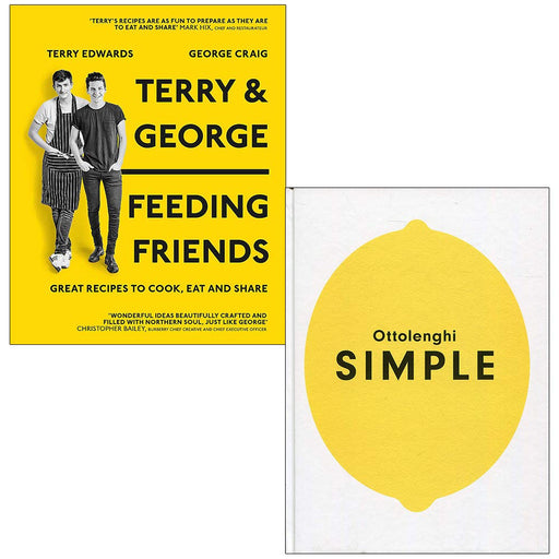 Terry and george feeding friends, ottolenghi simple 2 books collection set - The Book Bundle