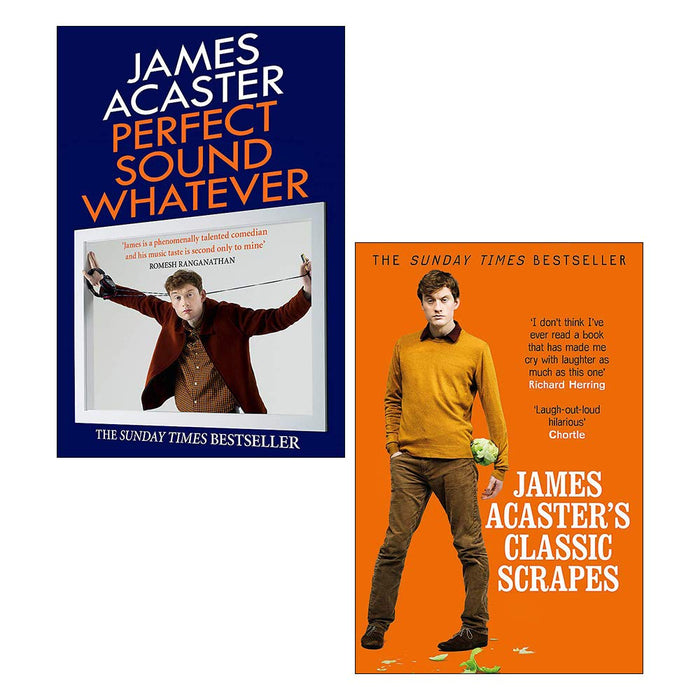 James Acaster 2 Books Collection Set (James Acaster's Classic Scrapes & Perfect Sound Whatever) - The Book Bundle