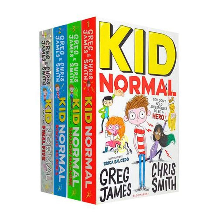 Kid Normal Series 4 Books Collection Set By Greg James and Chris Smith - The Book Bundle