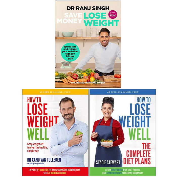 Save Money Lose Weight, How to Lose Weight Well, The Complete Diet Plans 3 Books Collection Set - The Book Bundle