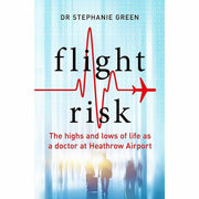 Collection of four paperback non-fiction books by Dr. Stephanie Green, including Flight Risk and The Prison Doctor, with colorful cover art.