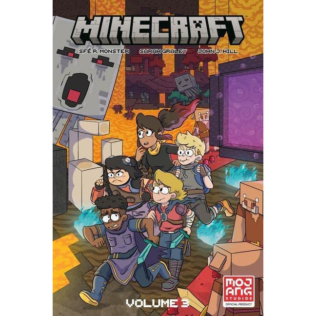 Minecraft Graphic Novel Volume 1-3 Books Collection Set By Sfe R Monster, Sarah Graley - The Book Bundle