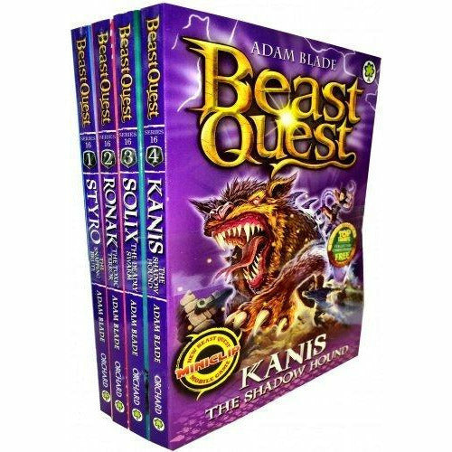 Beast Quest Series 16 Beast  The Siege of Gwildor Collection 4 Books Collection Pack Set - The Book Bundle