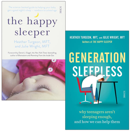 The Happy Sleeper & Generation Sleepless By Heather Turgeon & Julie Wright 2 Books Collection Set - The Book Bundle