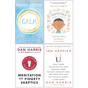 Calm Fearne Cotton, Headspace Guide To Meditation And Mindfulness, Meditation For Fidgety Skeptics, 10% Happier 4 Books Collection Set - The Book Bundle