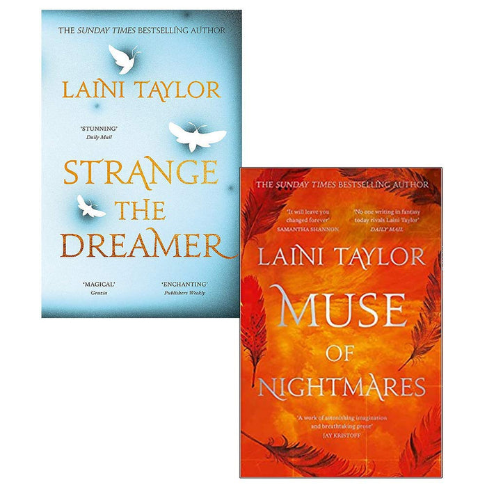 Laini Taylor Collection 2 Books Set (Strange The Dreamer, Muse of Nightmares) - The Book Bundle