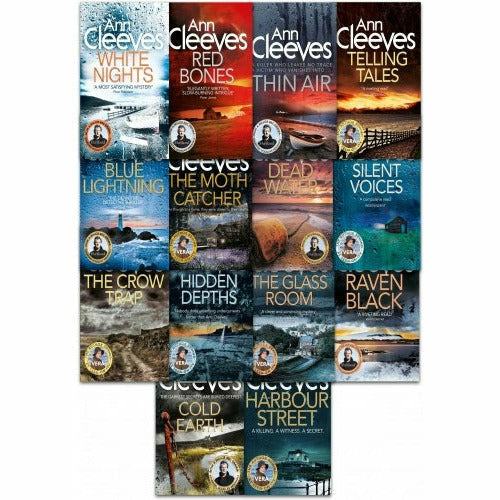 Ann Cleeves TV Shetland & Vera Series Collection 16 Books Set - The Book Bundle