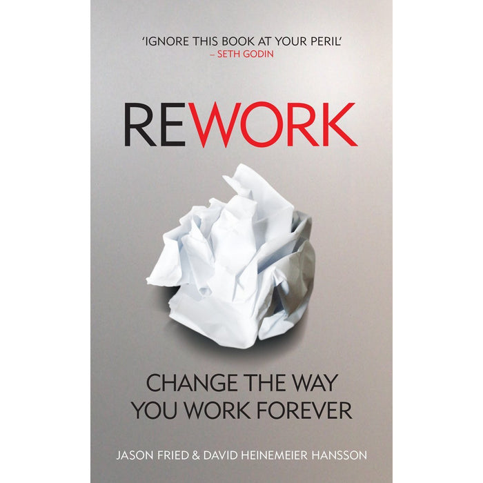Rework Change The Way You Work Forever, It Doesn’t Have to Be Crazy at Work 2 Books Collection Set - The Book Bundle