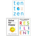 Ten to Zen, Solve for Happy Engineer Your Path to Joy, Resilient 3 Books Collection Set - The Book Bundle