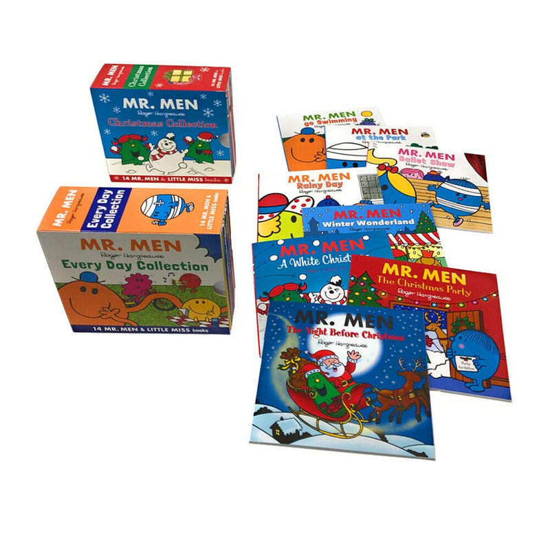 Mr Men & Little Miss 28 Childrens Books Set Collection By Roger Hargreaves - The Book Bundle