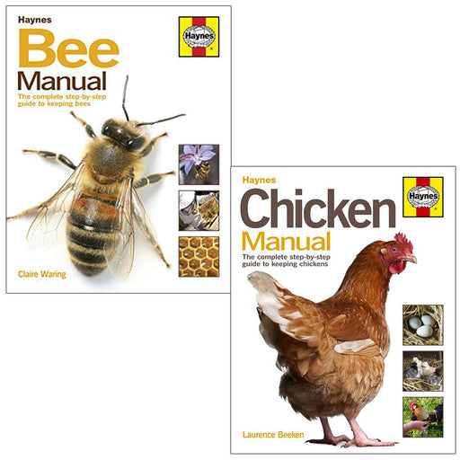 Haynes bee manual, chicken manual 2 books collection set - The Book Bundle