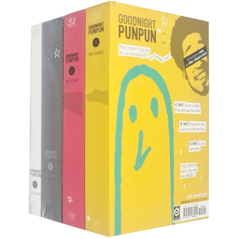 Goodnight Punpun Series Volume 1 2 6 7 Collection 4 Books Set by Inio Asano - The Book Bundle