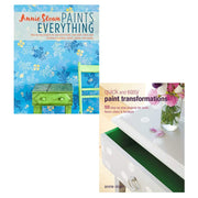 Annie Sloan paint books set featuring "Paints Everything" and "Quick and Easy Paint Transformations" by Annie Sloan, paperback edition.