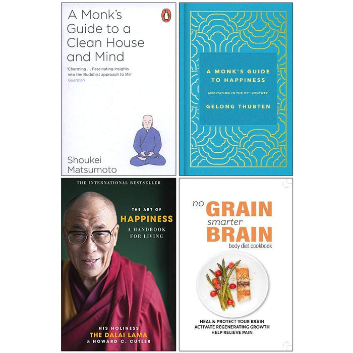 A Monks Guide , A Monks Guide , The Art , No Grain 4 Books Collection Set - The Book Bundle