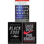 Billion Dollar Whale, Black Edge, Shoe Dog 3 Books Collection Set - The Book Bundle