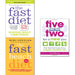 Fast Diet Collection 3 Books Set (Fast Beach Diet,The Fast Diet,Five Two for a New You) - The Book Bundle