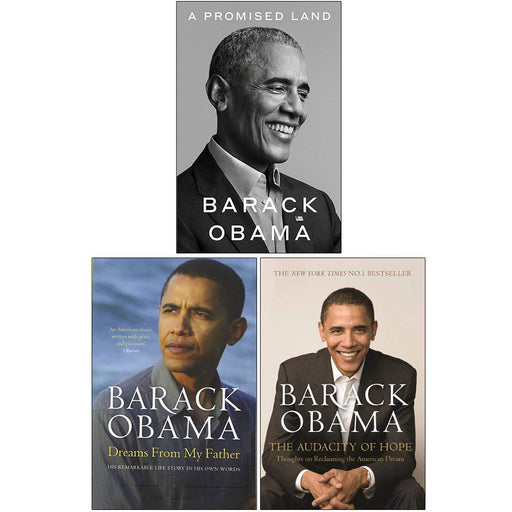Barack Obama Collection 3 Books Set (A Promised Land, Dreams From My Father, The Audacity of Hope) - The Book Bundle