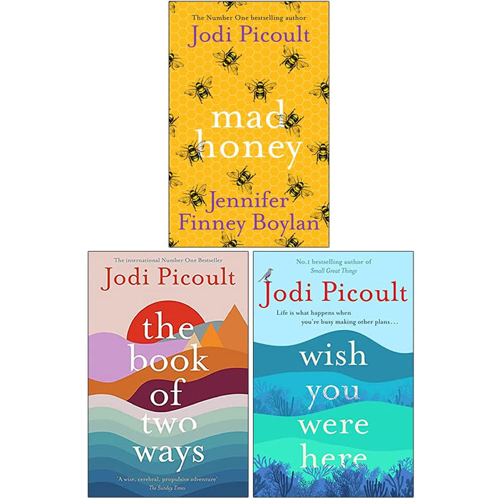 Jodi Picoult Collection 3 Books Set (Mad Honey, The Book of Two Ways, Wish You Were Here) - The Book Bundle