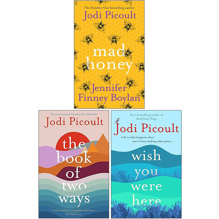 Jodi Picoult Collection 3 Books Set (Mad Honey, The Book of Two Ways, Wish You Were Here) - The Book Bundle