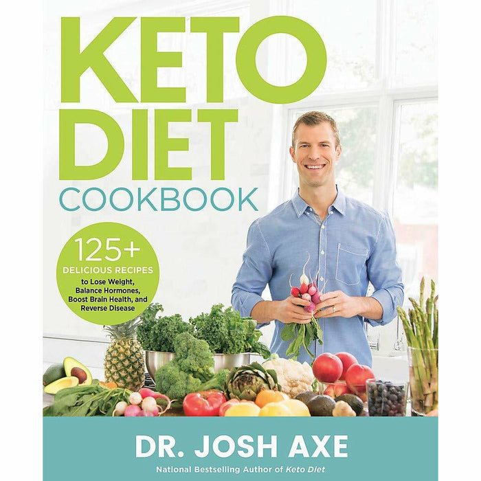 Dr Josh Axe 3 Books Collection Set (Keto Diet Cookbook, The Collagen Diet, Keto Diet) - The Book Bundle