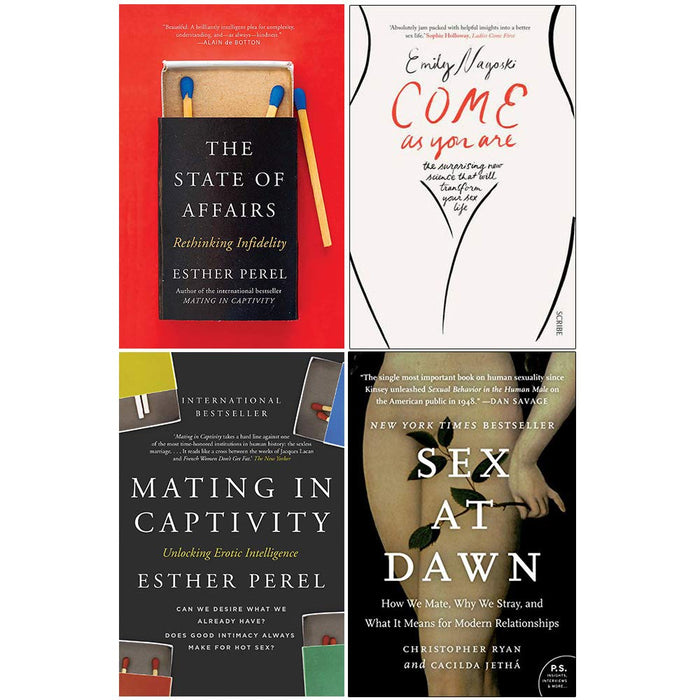 State of Affairs, Mating In Captivity, Come As You Are, Sex At Dawn 4 Books Collection Set - The Book Bundle