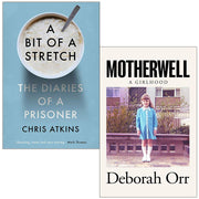 Hardback 2-book set of "A Bit of a Stretch" by Chris Atkins and Deborah Orr, featuring personal diaries and girlhood stories.