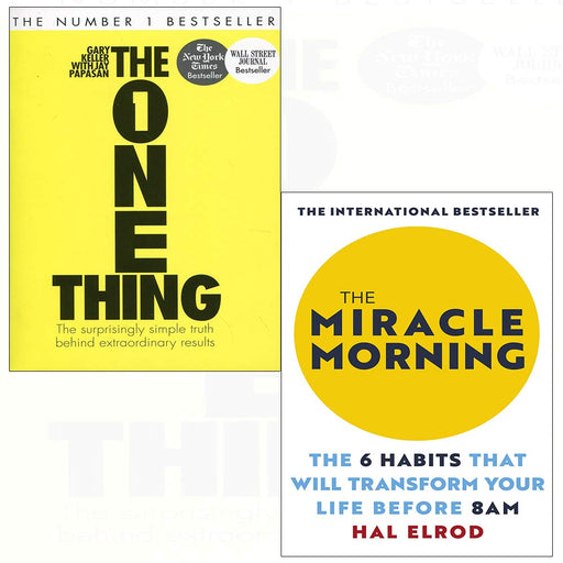 One thing and miracle morning 2 books collection set - The Book Bundle
