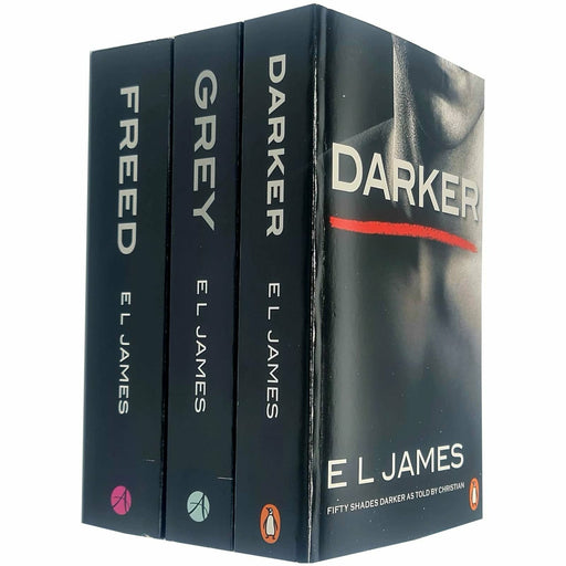 Fifty 50 Shades of Grey, Darker and Freed Classic Original Trilogy 3 Books Collection Set by E L James - The Book Bundle