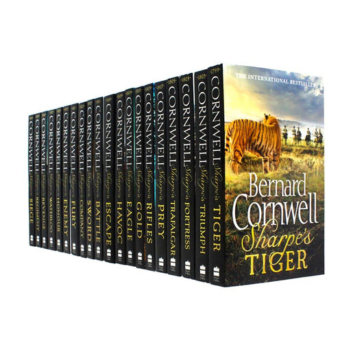 Bernard Cornwell The Sharpe Series 1-20 Books Collection Set - The Book Bundle
