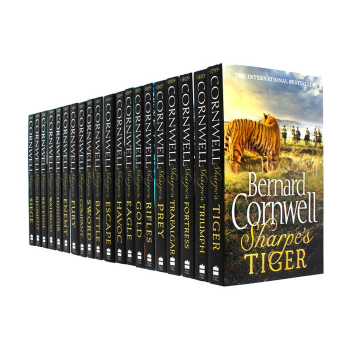 Bernard Cornwell The Sharpe Series 1-20 Books Collection Set - The Book Bundle