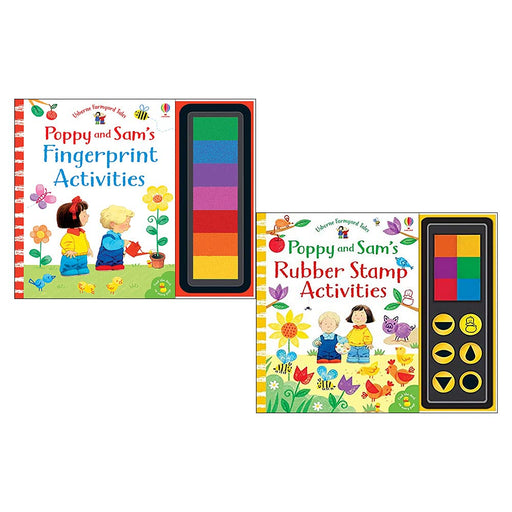 Farmyard Tales Poppy and Sam Series 2 Books Collection Set (Poppy and Sam's Fingerprint Activities, Poppy and Sam's Rubber Stamp Activities) - The Book Bundle