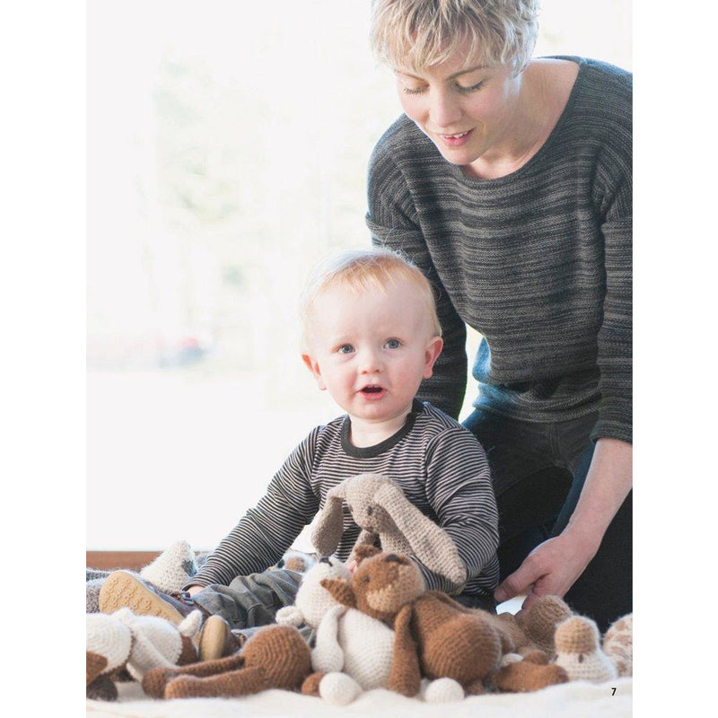 Soft, colorful crochet toy animals from Edward's Menagerie by Kerry Lord, featuring over 40 adorable plush animal patterns.