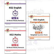 KS2 New Curriculum Year 4 CGP Books Collection 3 Books Set - The Book Bundle