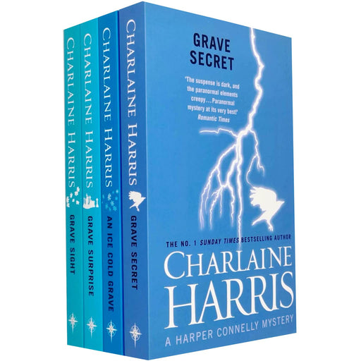 Harper Connelly Series Books 1 - 4 Collection Set by Charlaine Harris(Grave Surprise) - The Book Bundle