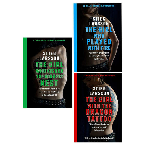 Stieg Larsson Collection, Millennium Trilogy: The Girl with the Dragon Tattoo / The Girl Who Kicked the Hornets' Nest / The Girl Who Played With Fire - The Book Bundle