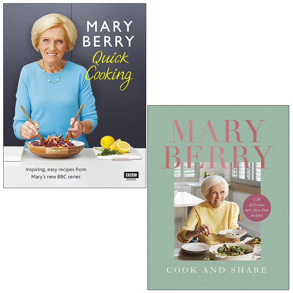 Mary Berry 2 Books Collection Set (Mary Berry’s Quick Cooking & Cook ...