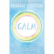 Set of four paperback non-fiction books by Fearne Cotton about happiness, food, and self-care, with colorful covers.