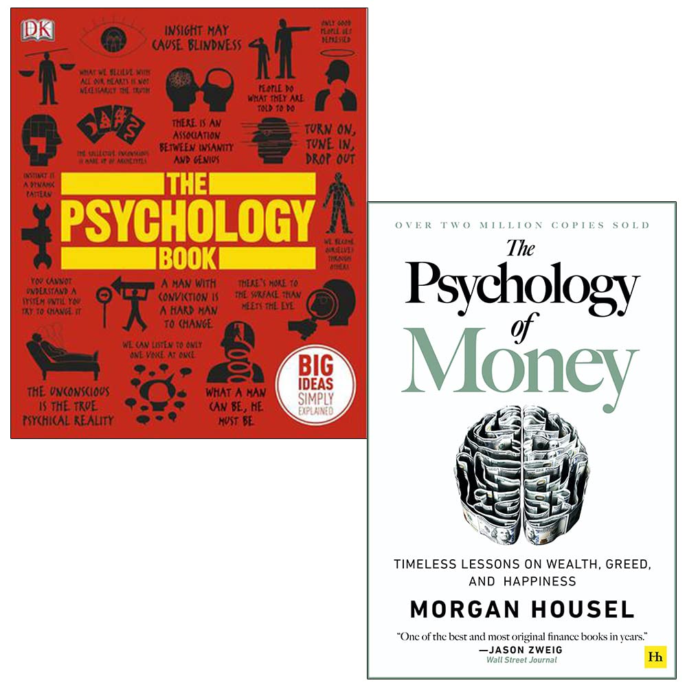 The Psychology Book By DK & The Psychology of Money By Morgan Housel 2 ...
