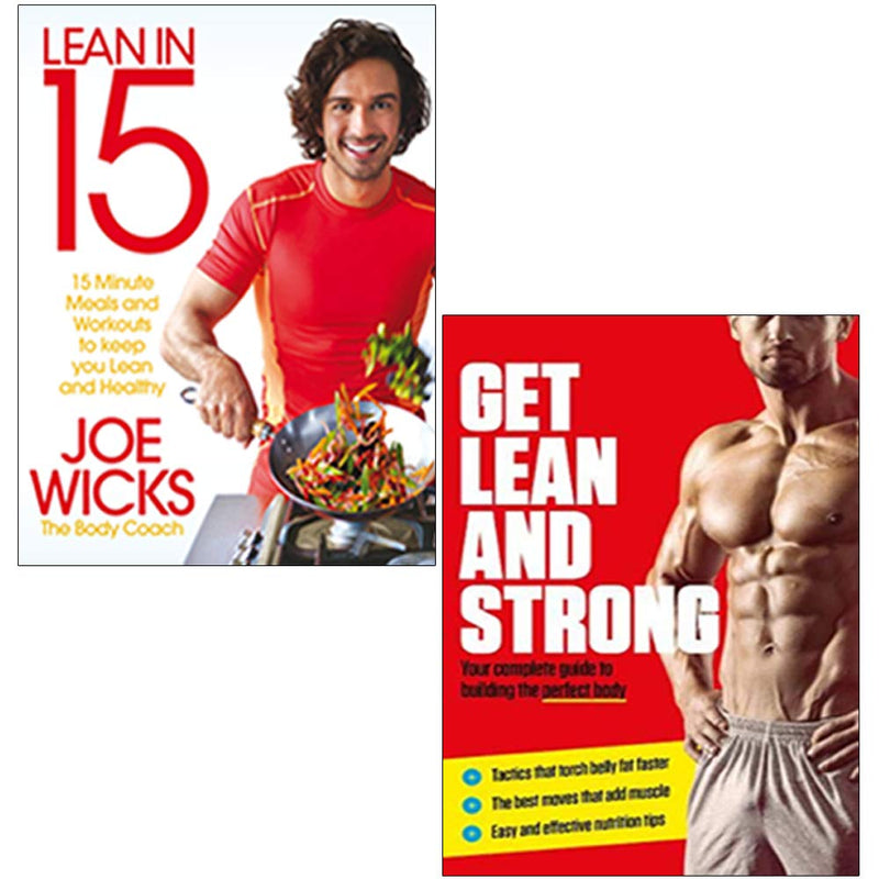 Bluebird paperback set of Lean In 15 2 Books Collection by Joe Wicks, The Body Coach, featuring fitness and healthy eating guides.